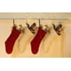 thumbnail image 3 of Paquete de 4 medias navideñas de 14 pulgadas, medias tejidas con cable, regalos y decoración para fiestas navideñas familiares, decoración de color blanco marfil, 3 of 5