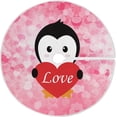 thumbnail image 1 of FMSHPON Valentine's Day Penguine Love Heart Xmas Christmas Tree Skirt Stand Mat for Holiday Party Decoration Indoor Outdoor 48 inches, 1 of 6
