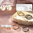 thumbnail image 2 of Triple/Double Hoop Nose Ring - 316L Stainless Steel Septum Clicker 16G/18G/20G CZ Conch Piercing Jewelry Septum Clicker Rings Cartilage Earring Helix Rook Tragus Gold/Black/Silver/Rose Gold, 2 of 12