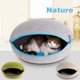 thumbnail image 2 of Mascota huevo en casa cojín perro cama perrera extraíble gris Yuyangstore Dog House, 2 of 8