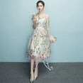 thumbnail image 3 of Lefu Flower Floral Lace Embroidery Mesh for Wedding Bridal Veil Lace Fabric, 3 of 7