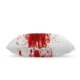 thumbnail image 4 of Hidden Zipper Pillowcases Red Splatter Pattern Lumbar Pillow Case Decorative Pillow Cases Bed Cushion Covers 14"x20", 4 of 7
