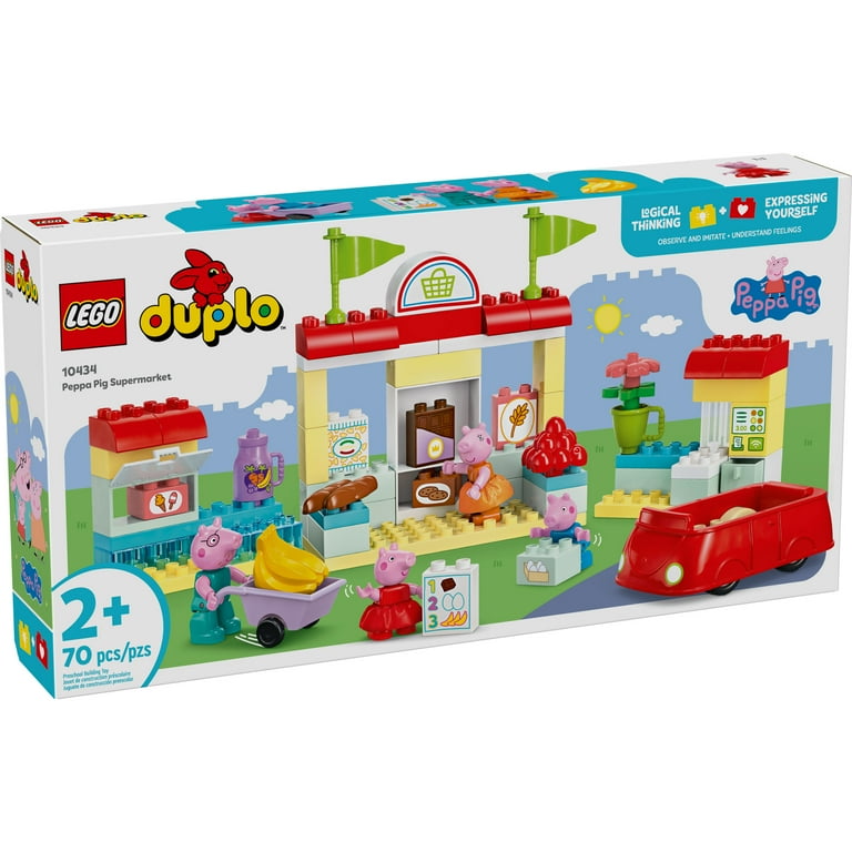 LEGO DUPLO Peppa Pig Supermarket Building Toy Peppa Pig Toys for
