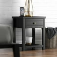 thumbnail image 3 of Hillsdale Living Essentials Living Essentials by Hillsdale Harmony Wood Accent Table, Matte Black, 3 of 4