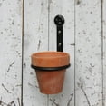 thumbnail image 2 of Achla Designs Set of 2 Wall Mounted Flower Pot Holder Ring Brackets, 4 Inch Diameter, Black Powder Coat Finish, 2 of 5