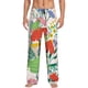 thumbnail image 1 of Balery Mushroom and Frogs Pantalones de pijama para hombre, pijama ultraligero, pantalón de descanso-Medium, 1 of 6
