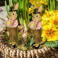 thumbnail image 5 of SUOKOM Easter Bunny Garden Stakes Easter Egg Dwarf Yard Signs for Easter Decorations Outdoor Spring Home Decor, 1PCS, 5 of 6