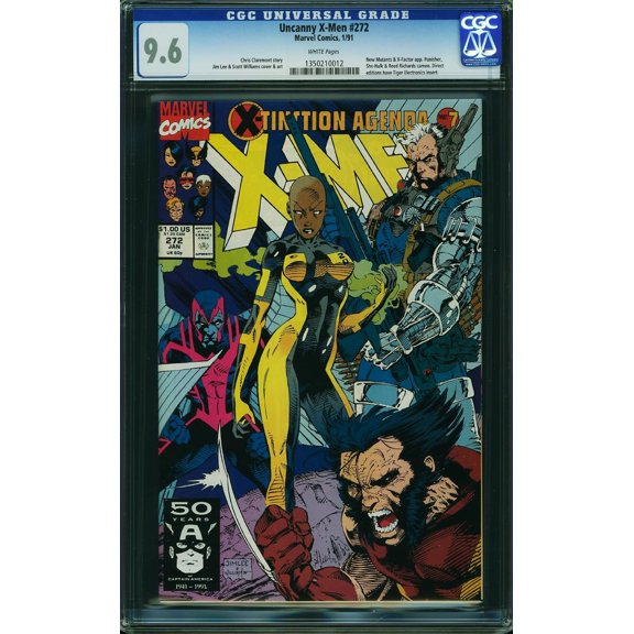 Uncanny X-Men #272 - CGC 9.6 Comic Book