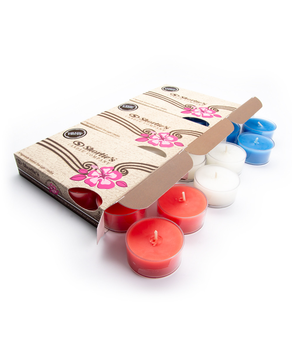 Fruit & Berry Tealight Candles Variety 3 Pack (18 Highly Scented Tea