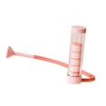thumbnail image 3 of Dispositivo de ejercicio de respiración pulmonar con mancuernas para mujeres, hombres, niñas y niños. Rosa, 3 of 8