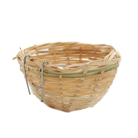 Hand Woven Hummingbird Nest Knitted Birdhouse Outside Natural Bird for Sparrow Small Roosting Nest