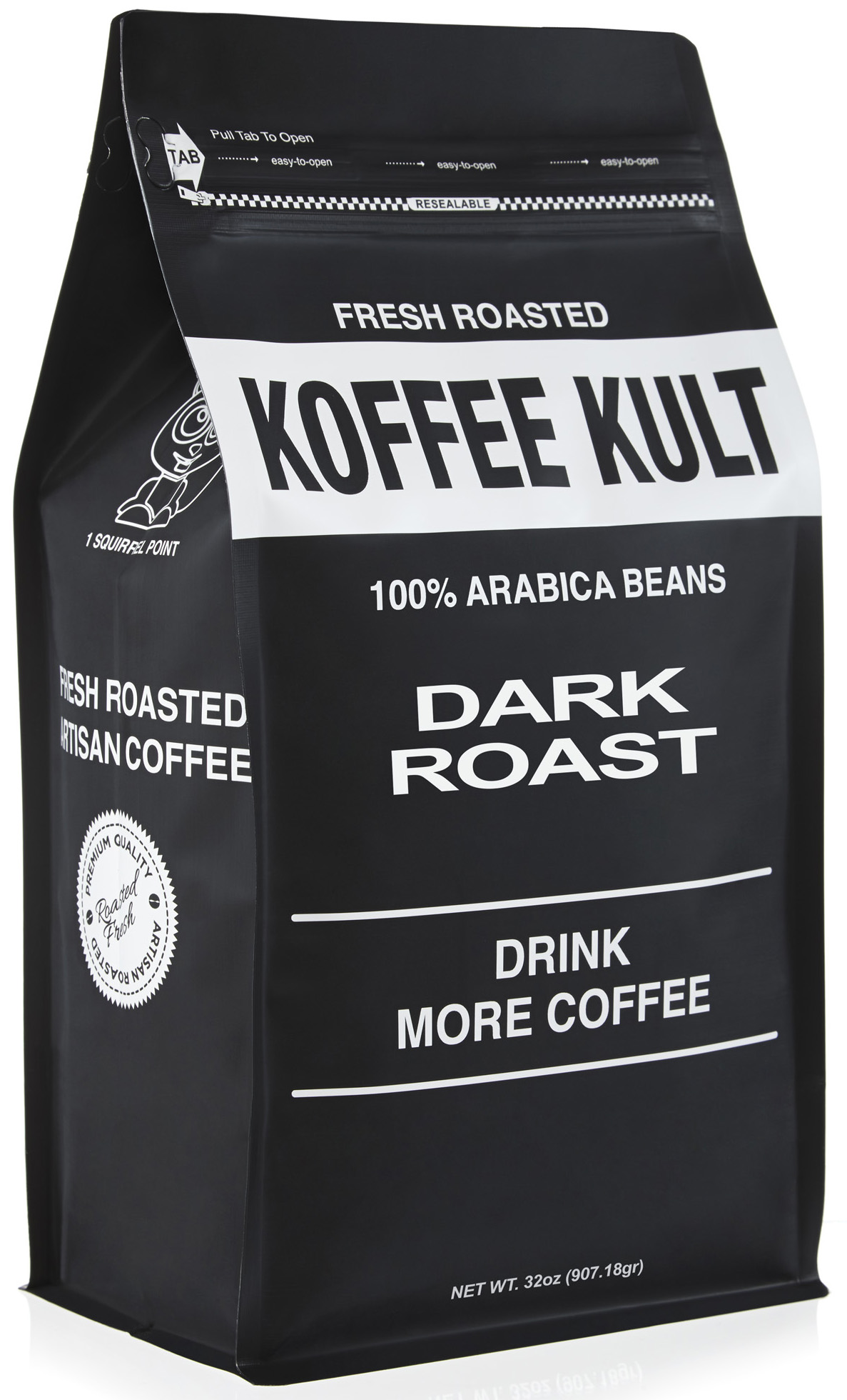 Koffee Kult Whole Bean Coffee, Dark Roast, 32 Ounce - image 1 of 4