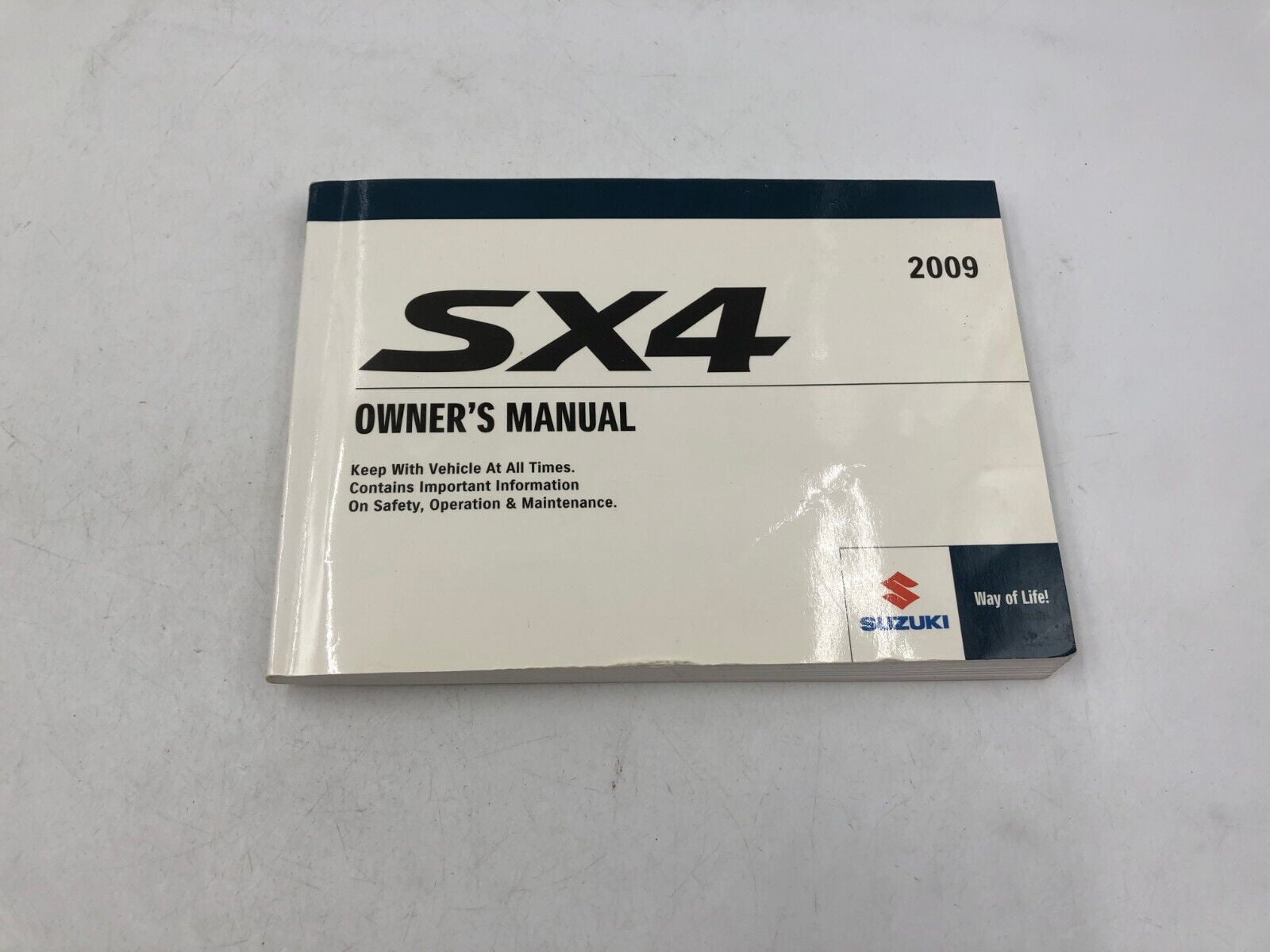2009 Suzuki SX4 Owners Manual Handbook Set with Case OEM G02B05069
