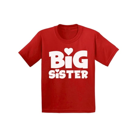 Awkward Styles Big Sister Youth Shirt Lovely T Shirts for Girls Cute Girls Clothing Big Sister Collection Funny Gifts for Girls I'm Big Sister Shirt Sis Tshirt for Kids Birthday Gifts for Sister