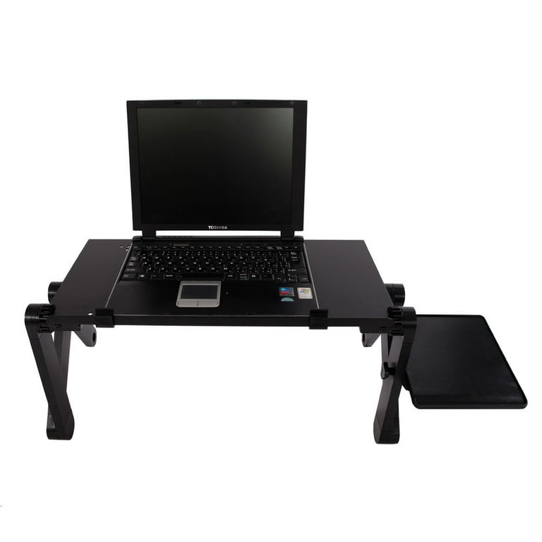 Adjustable Aluminum Computer Cooling Pad Laptop Desk Ergonomic Tv Bed Lap  Desk Tray Computer Laptop Desk Stand