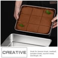 thumbnail image 1 of HINTRMENT 2Pcs Baking Tins Stainless Steel Nonstick Baking Pan Simple Design Silver, 1 of 8