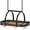 Rustic Brown and Black, variant on Hanging Pot Rack, Pot Hanger for Kitchen, Ceiling Mounted Pot Holder, Cookware Organizer with 24 S-Shaped Hooks, for Pot, Pan Storage, Space-Saving, Rustic Brown and Black