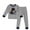 Grey, variant on WOYY Toddler Boys Snug Fit Pajamas Long Sleeve Tshirt and Pants Kids Sleepwear, Sizes 3-12