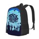 thumbnail image 1 of Disketp Halloween Trick Or Treat Mochila Minimalista de Gran Capacidad, Mochila de Viaje para Escuela, Trabajo o Uso Diario, 1 of 6