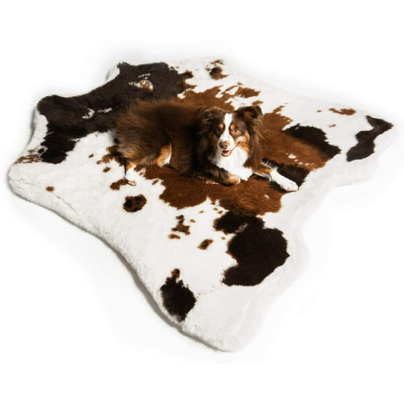 PAW BRANDS PupRug Animal Print Memory Foam Dog Bed