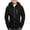 Black, variant on Boys Fleece Hoodie Full Zip Hooded Sweatshirts Teen Girls Slim Fit Jacket Long Sleeve Warm Outerwear with Zipper Pockets Coat