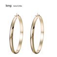 thumbnail image 2 of Boucles d'Oreilles Rondes en Acier Inoxydable pour Femmes Grandes Boucles d'Oreilles Rondes Pendantes Boucles d'Oreilles Clous, 2 of 9