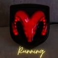 thumbnail image 2 of Cubierta LED para enganche de camioneta RAM Autogem, negra, plug and play, 2 of 7