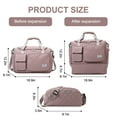 thumbnail image 5 of Gynky Travel Duffle Bag Weekender Bags for Women with Shoe Compartment Carry on Overnight Bag with Toiletry Bag Hospital Bag for Labor and Delivery Weekender Overnight Bag for Trave Sport Hospital, 5 of 9