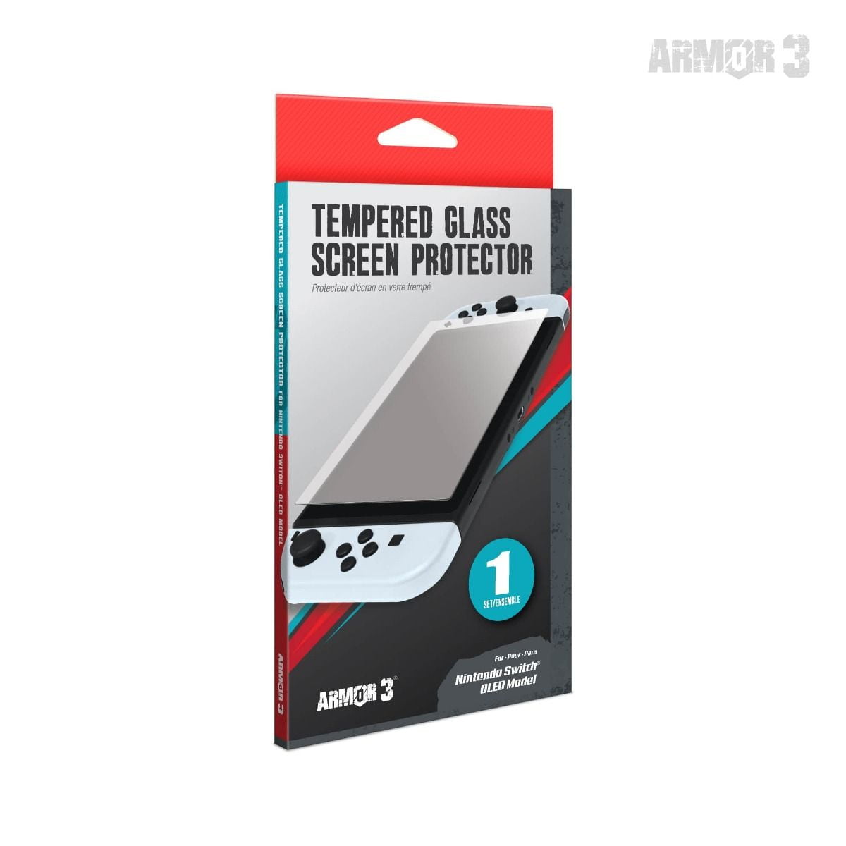 Nyko 87318 Screen Armor Screen Protector for Nintendo Switch OLED 