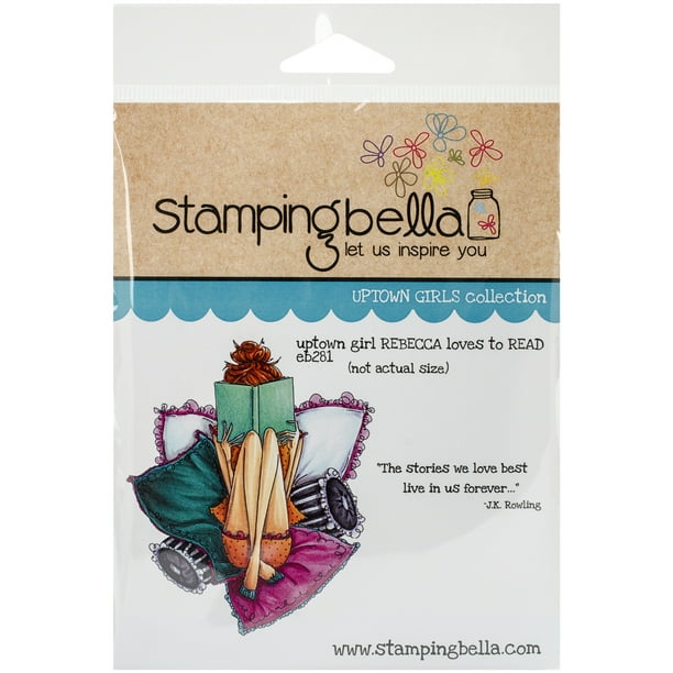 Stamping Bella Cling Stamps-Rebecca Loves To Read - Walmart.com ...