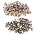 thumbnail image 1 of 100 Uds. Remache de diamante de tubo de diamantes de imitación de cristal para equipaje/zapatos/sombreros/accesorios de ropa9mm corazón rosa diamante blanco, 1 of 5