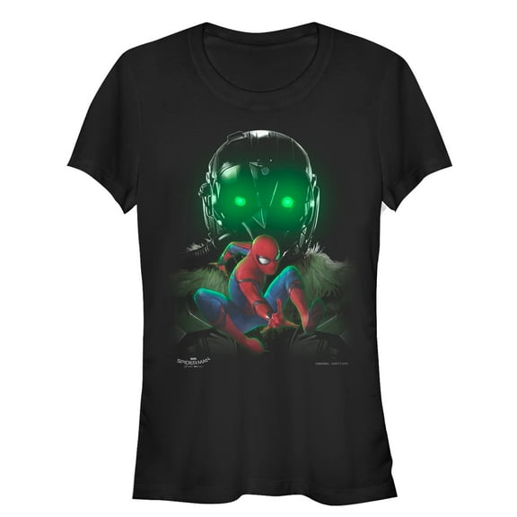 Junior's Marvel Spider-Man: Homecoming Vulture Eyes Graphic Tee Black Small