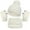 White, variant on Karoyedx Hats And Gloves Sets Kids Winter Hat Gloves Scarf Set Girls Boys Beanie Hats Gloves Knit Set with Thick Warm Fleece Lined Hot Pink Size,1-6 Years