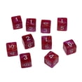 thumbnail image 4 of 20 piezas de dados poliédricos D6 de 6 para mazmorras y de de dragón Hugo Dados Dados de 6 caras, 4 of 10