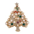 thumbnail image 3 of Broche Navideño Yuyangstore con Diamantes de Imitación Decoración de Joyas Oro 49cmx6cm, 3 of 8