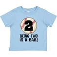 thumbnail image 3 of Inktastic 2nd Birthday Baseball 2 Year Old Boy Boys or Girls Toddler T-Shirt, 3 of 5
