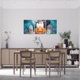 thumbnail image 2 of Hieng Kids Halloween Decor Kids Canvas Wall Art for Living Room Bedroom Black Bats Picture Wall for Bathroom Spooky Halloween Pattern Boys Girls Artwork Posters Animal Print Painting Unframed, 2 of 6