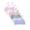 Hyacinth/Eye Shadow/Grey/White/Lilac/Blush, variant on Girls Spaghetti Strap Sports Bra, 6-Pack Sizes 28-40