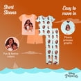 thumbnail image 4 of Conjunto de pijama Disney Girls FLORAL MOANA, 4 piezas, 100% algodón, 10 años, 4 of 7