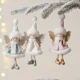 thumbnail image 2 of Adornos navideños Lindo muñeco de peluche Ángel colgante Adornos navideños para árbol de Navidad Fiesta en casa Decoración navideña colgante, 2 of 5