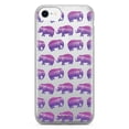 thumbnail image 1 of Étui Hybride iPhone 7 - Éléphants Violets, 1 of 3