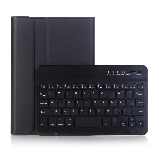 Para Samsung S7 FE Funda con soporte plano con teclado Bluetooth T735
