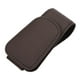 thumbnail image 3 of Soporte de gafas para coche de cuero sintético que ahorra espacio y magnetismo. Marrón, 3 of 9