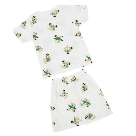

LYUMO Baby Short T‑Shirt Baby Short T‑Shirt Set Infant Breathable Summer Outfits Two Piece Clothes for Summer Infant Short Sleeve