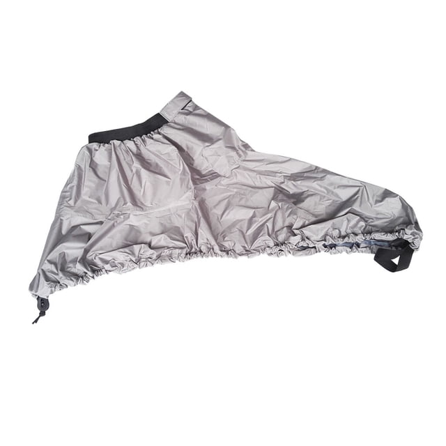 pitrice Jupe de Pulvérisation Universelle Réglable pour Cockpit de Kayak Canot Bateau, Couverture de Pont, Gris