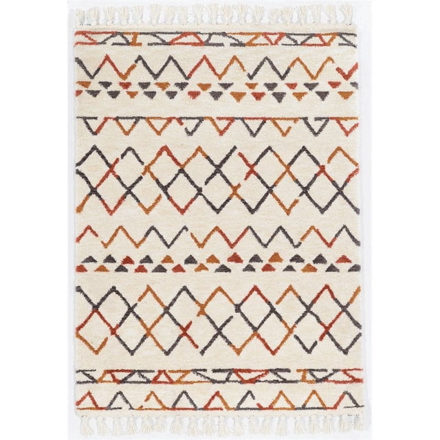 Riverbay Furniture 5' x 7' Area Rug in Ivory