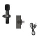 thumbnail image 2 of Micrófono de computadora en vivo Streaming Vlogging Video Chat Clip-on Bluetooth Compatible con Solapa Mic Mic Auto Par 360 grados Pickup Type 1 sidaley EL005606-01B, 2 of 6