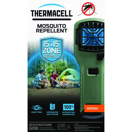 Thermacell MR300 Portable Mosquito Repellent Device, Olive