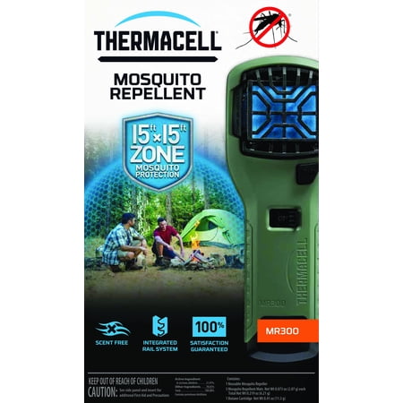 Thermacell MR300 Portable Mosquito Repellent Device, Olive (Best Home Mosquito Control)