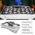 thumbnail image 4 of Kdxio Cute Poodle Dog Print Front Windshield Sun Shade,Folding Auto Sunshade for Car Truck SUV-Small, 4 of 7